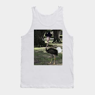 Queen Marie Ostrich Tank Top